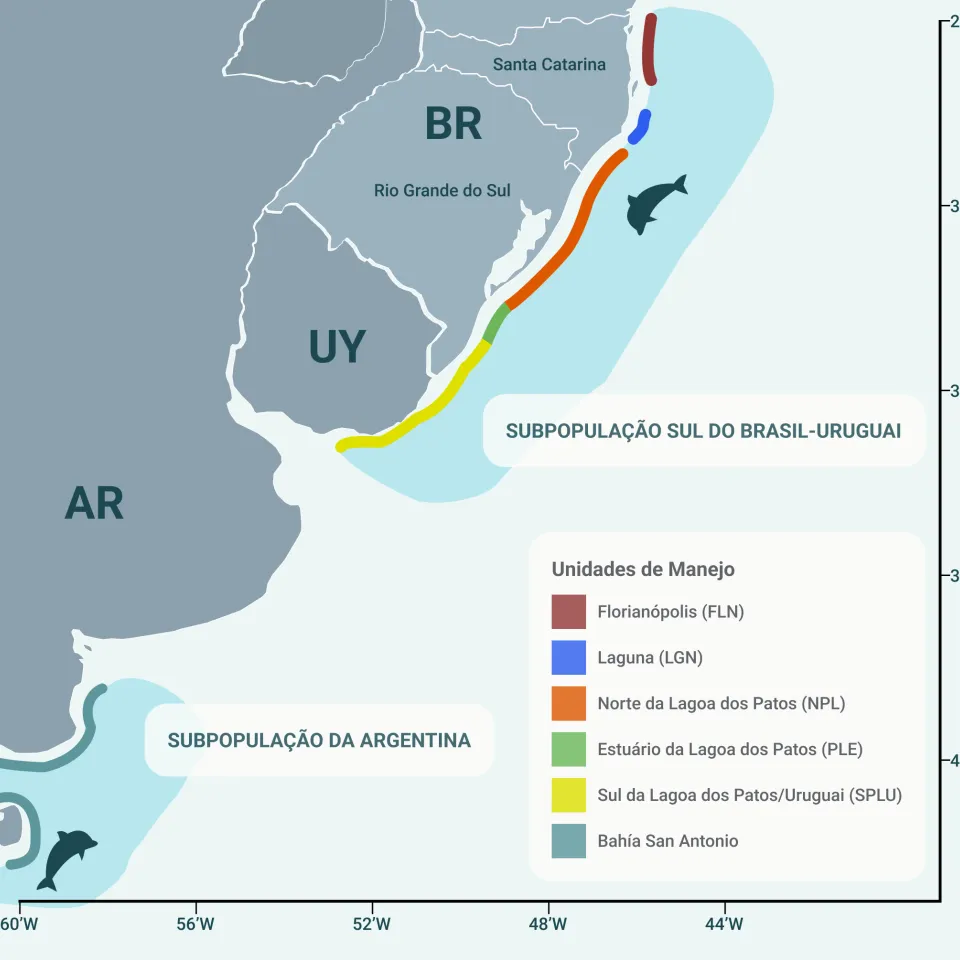 Mapa de distribuição da espécie